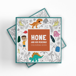 Hone and his Mokonui - Colouring Book