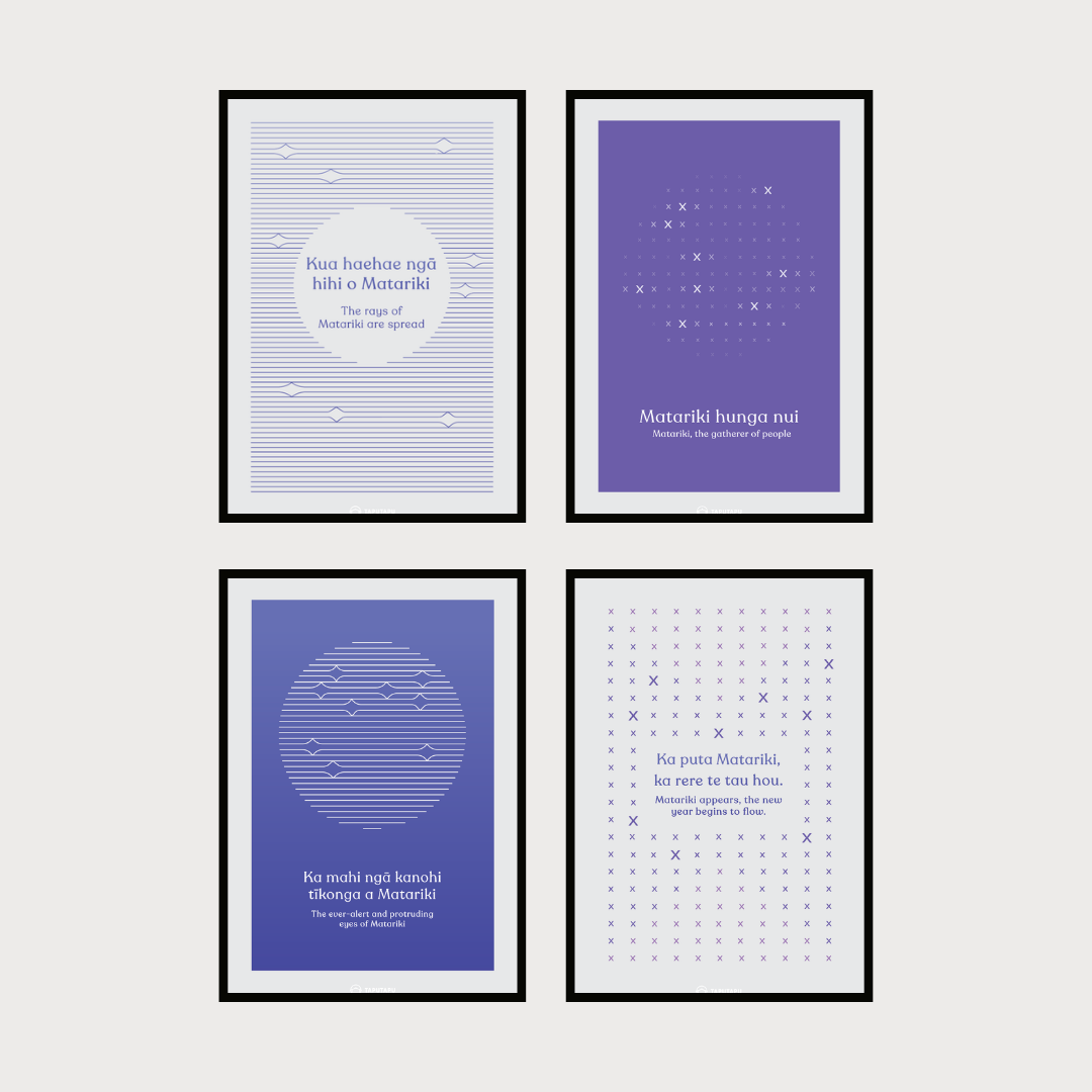 Matariki Whakataukī Prints- DIGITAL PRINTS
